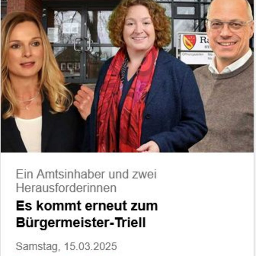Foto vom Zeitungsartikel.