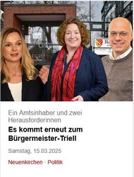 Foto vom Zeitungsartikel.